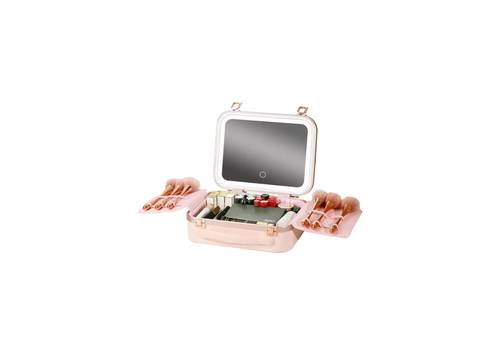 Green Lion Festival Makeup Bag-Pink