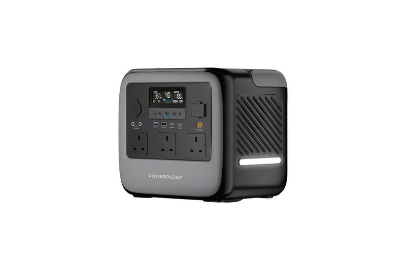 Powerology Pater III Portable Power Station 1200W - Gray