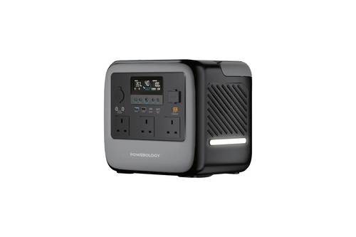 Powerology Pater III Portable Power Station 1200W - Gray