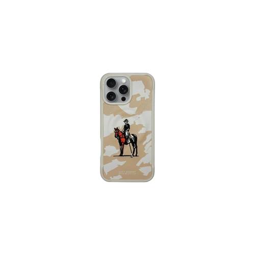 جراب Santa Barbara Polo Racquet Club متوافق مع MagSafe لهاتف iPhone 16 Pro - بيج