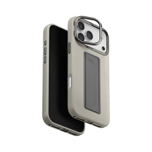 جراب حماية هجين من الجلد الصناعي من UNIQ Heldro Pro لهاتف iPhone 17 Pro Max - HELPMCLAY