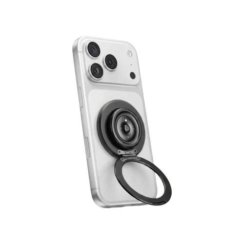 Green Lion Mag Air Scroll Magnetic Ring Holder 360 Rotation & Kick Stand - Black