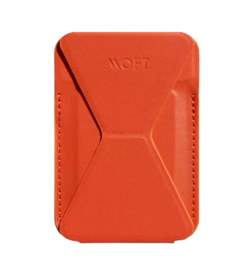 MOFT SNAP PHONE STAND & WALLET COMPATIBLE WITH MAGSAFE FOR IPHONE- SUNSET ORANGE