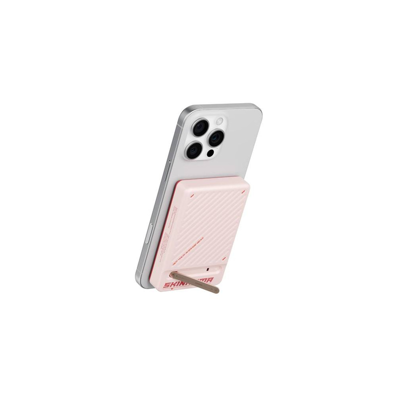 Skinarma Arc 10000mah Magnetic Power Bank With Kick Stand - Pink