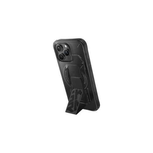 جراب Skinarma Helio GripStand Magsafe لهاتف iPhone 15 Pro - أسود