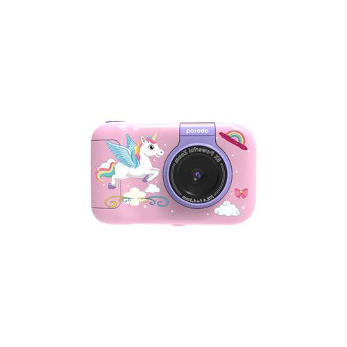 Porodo Lifestyle Kids Flip Digital Camera With Tripod Stand-Pink