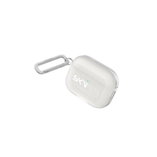 جراب Apple AirPods Pro 3 من Skinarma بتصميم شفاف غير لامع من Kinzoku