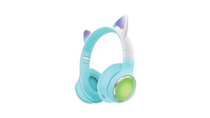 Green Lion GK-400 Kids Wireless Head Phone- BLUE
