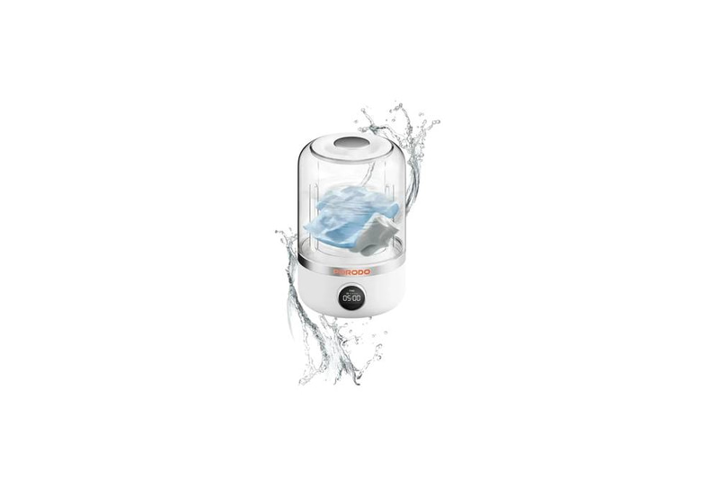 Porodo Lifestyle Cordless Mini Washing Machine - White