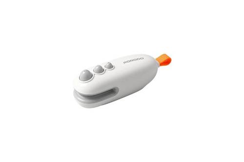 Porodo Lifestyle 2-In-1 Magnetic Mini Sealer & Cutter With Rechargeable Battery - White