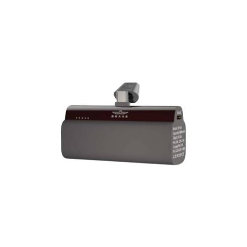 Brave Pocket Mini Portable Power Bank Type-C 20W 5000 MAh BP-14 Black