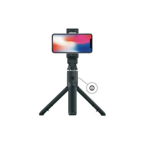 عصا سيلفي Porodo مع حامل ثلاثي (Tripod) وجهاز تحكم عن بُعد قابل للفصل - ارتفاع 103 سم - لون أسود