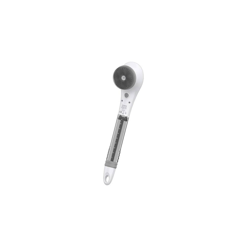 Porodo Electric Bath Brush with Rechargeable Spin Scrubber - Grey