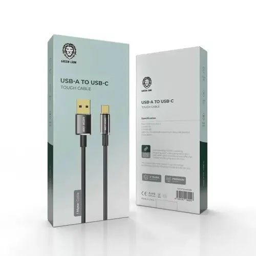 GREEN LION USB-A TO USB-C TOUGH CABLE
