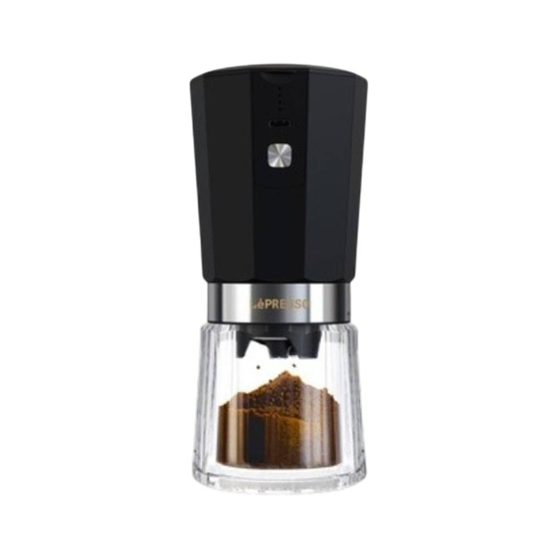 Lepresso JetGrind Rechargeable Coffee Grinder - Black