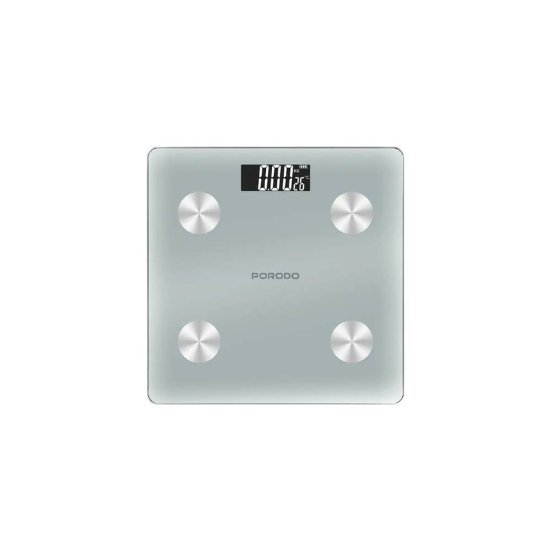 Porodo Lifestyle Gravis Smart Body Fat & BMI Scale-White
