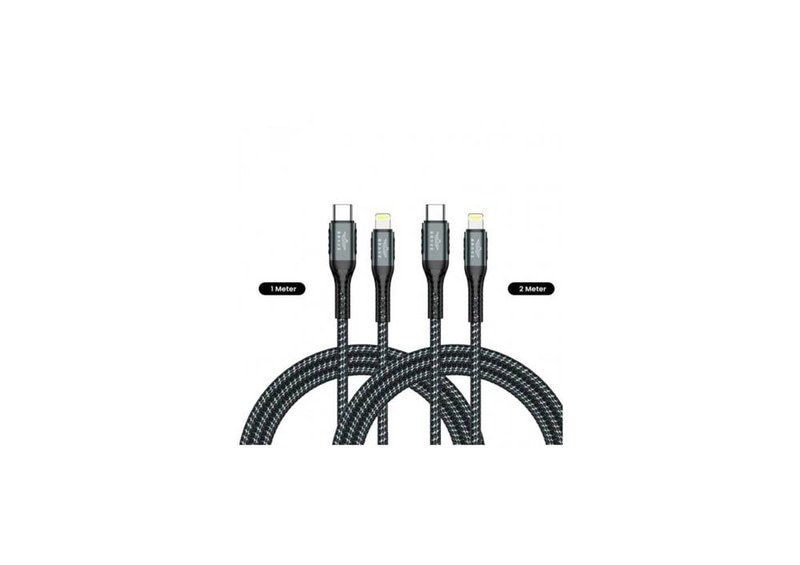 Brave Braided Data Cable USB-A to Lightning Cable  2 in 1 Pack BDC -40