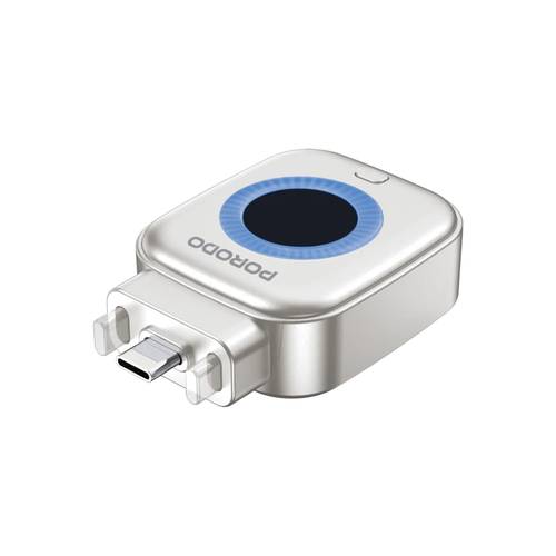 Porodo Auto Release Smart Auto Cutoff Charging Adapter Type C Compatible - Silver
