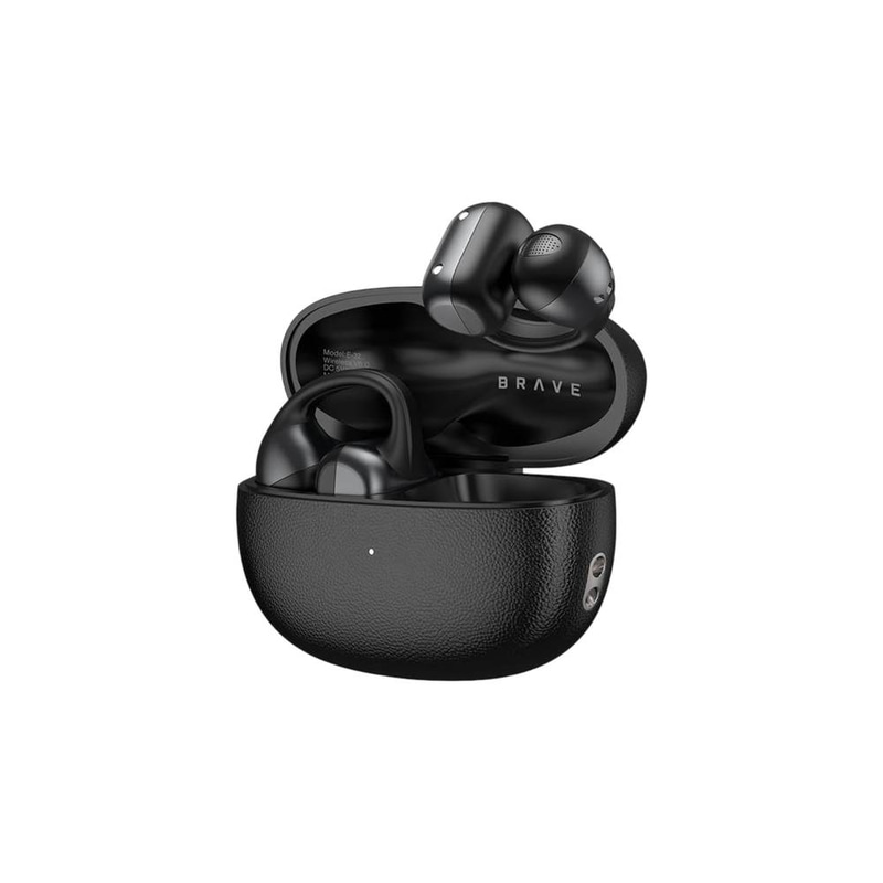 BRAVE ClipFit Pro Open-Ear Wireless Earbuds E-32BK – Black