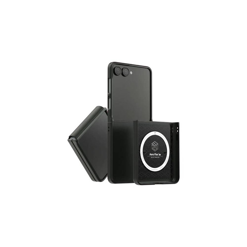  Araree Aero Flex M MagSafe Qi2 لهاتف Samsung Galaxy Z Flip7 أسود