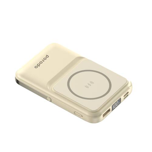بور بانك حامل ذكي قابل للطي لكابلات Magsafe المدمجة بقدرة 10000 مللي أمبير في الساعة من Porodo