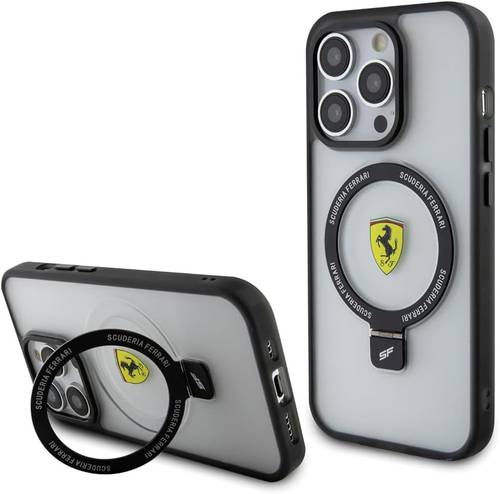FERRARI HC MAGSAFE RING STAND BLACK IPHONE 15 PRO