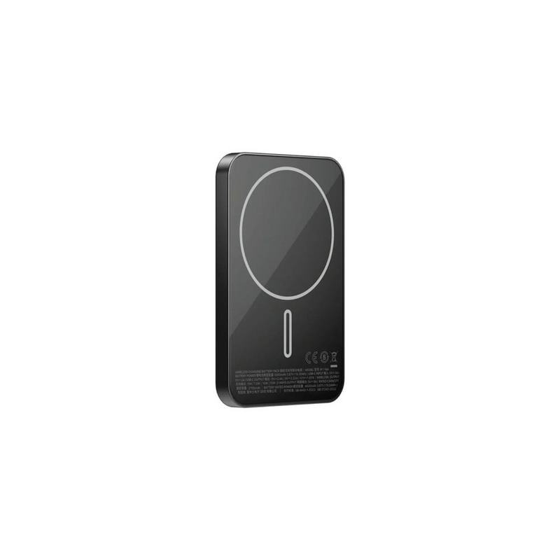 Momax Q.Mag X Magnetic Wireless Battery Pack 5000mah 8.3mm Ultra Slim-IP116AD - Black