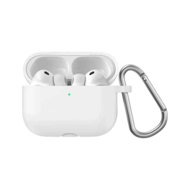 جراب سيليكون من سلسلة غرين ليون برلين لسماعات AirPods Pro 3 - أبيض