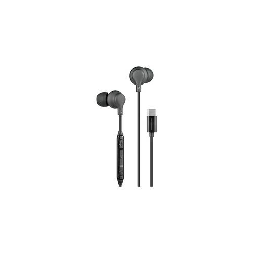 Powerology Type-C In-Ear Stereo Earphones-Black