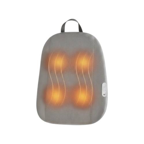 Green Lion Massage Cushion With Heating Function & Lumbar Support - Grey