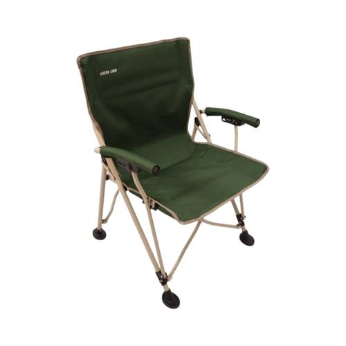 Green Lion Outdoor Camping Chair with Carrying Bag - Dark Green