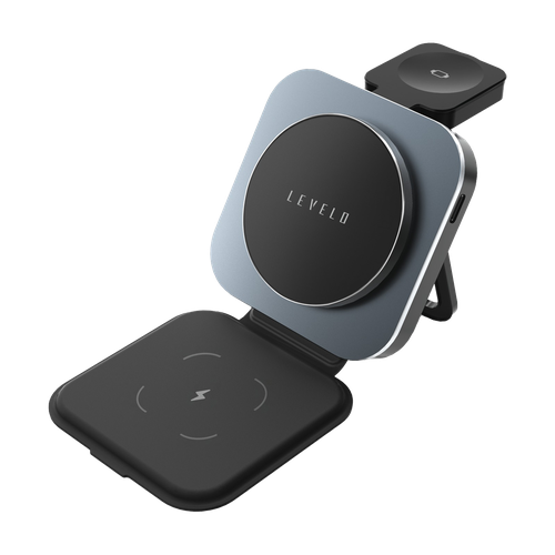 LEVELO TRIOFLOW 3 IN 1 WIRELESS CHARGER 15W FAST CHARGING