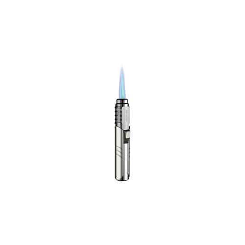 Green Lion Jet Flame Windproof Lighter - Silver