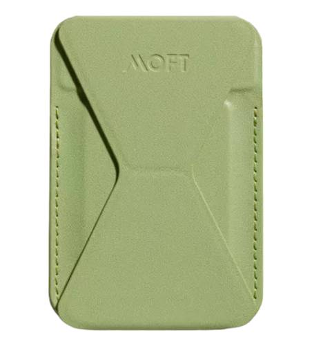MOFT SNAP PHONE STAND & WALLET COMPATIBLE WITH MAGSAFE FOR IPHONE- SPROUT GREEN