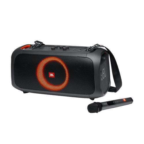 JBL-PARTYBOX ON-THE-GO-PARTY SPEAKER WITH DYNAMIC LIGHTSHOW AND WIRELE
