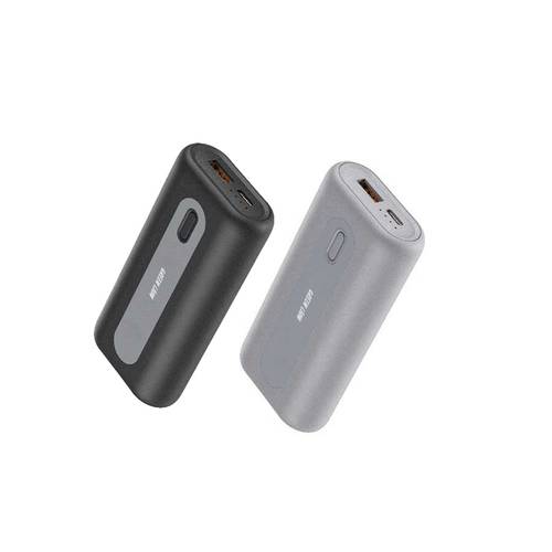 Green Lion 2 in 1 Power Bank 10000mAh with Wireless Watch Charger 2.5W- Black