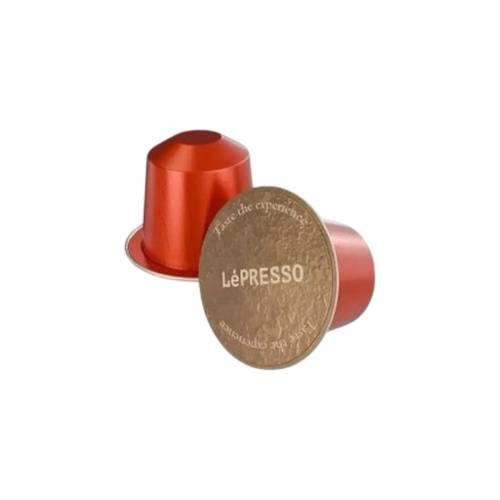 Lepresso Aluminum Capsules For Nespresso Blended 10Pcs Gold Ethiopian