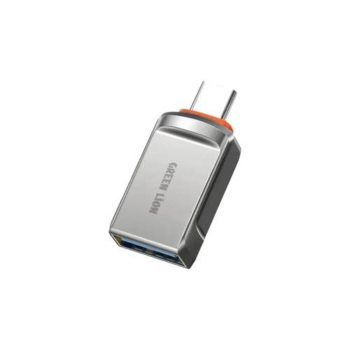 Green Lion OTG Adapter USB-A to USB-C  Gray