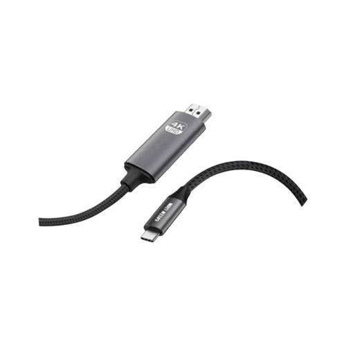 كابل USB-C إلى HDMI بدقة 4K من Green Lion - أسود