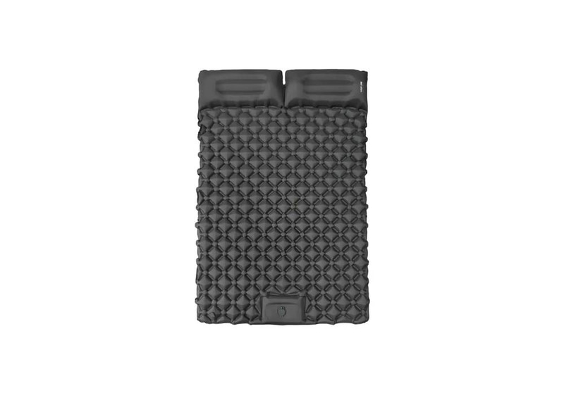 Green Lion Double Air Bed Inflatable Air Mattress - Gray