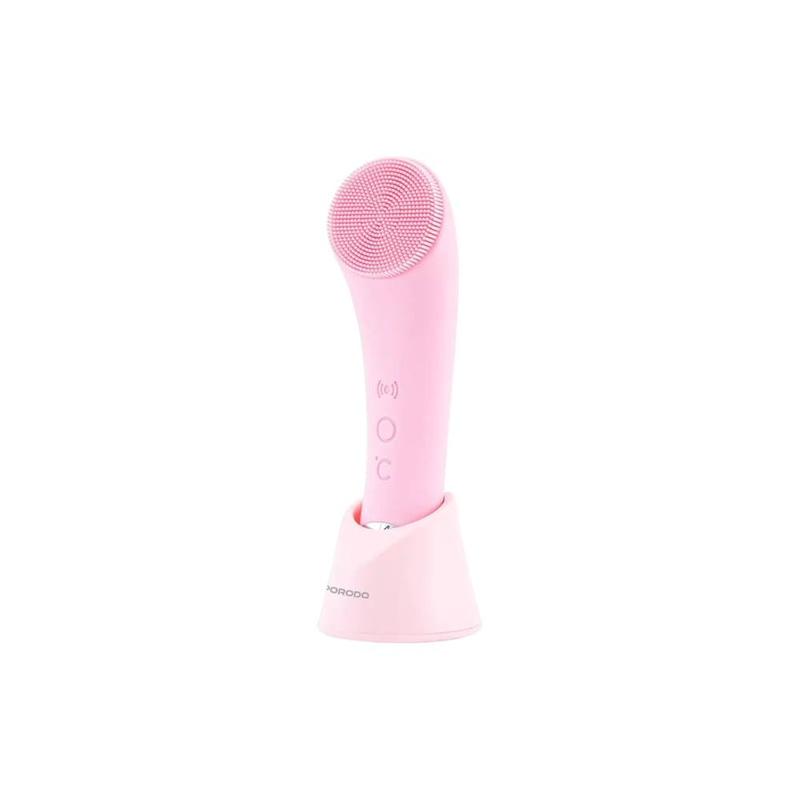 Porodo Lifestyle Sonic Vibration Facial Cleansing Brush - Pink