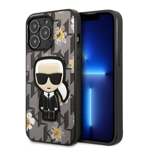 KARL HC PU FLOWER MONO IKONIK PATCH GREY IP13 PRO
