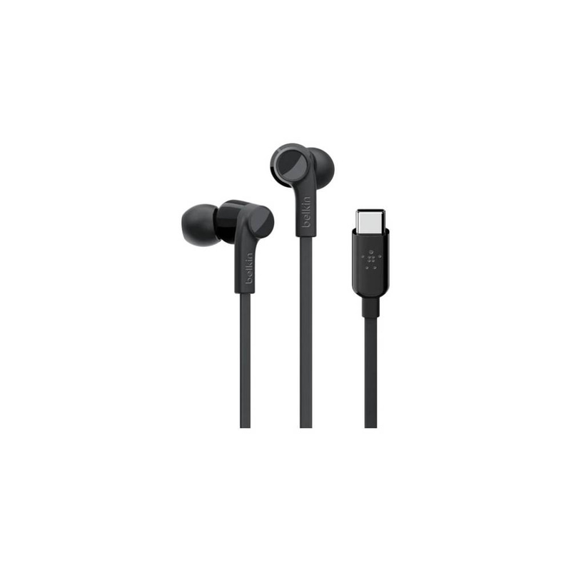 سماعة رأس سلكية من Belkin SoundForm للموسيقى/الاستخدام اليومي بمنفذ USB من النوع C