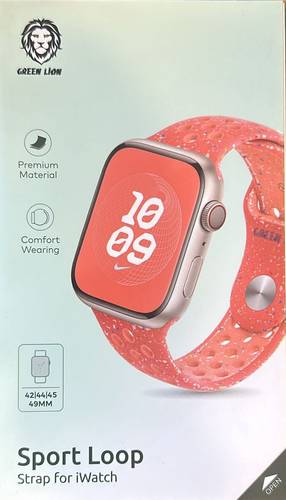 GREEN LION  SPORT LOOP STRAP FOR IWATCH MAGIC AMBER