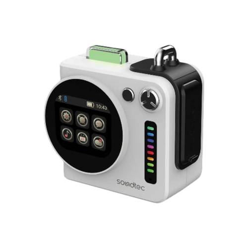 مكبر صوت Porodo VibeGo Mini RGB - أبيض