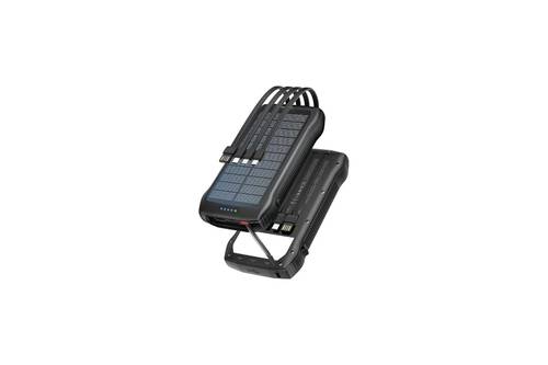 Green Lion Solar Force 20000mAh Power Bank - Black