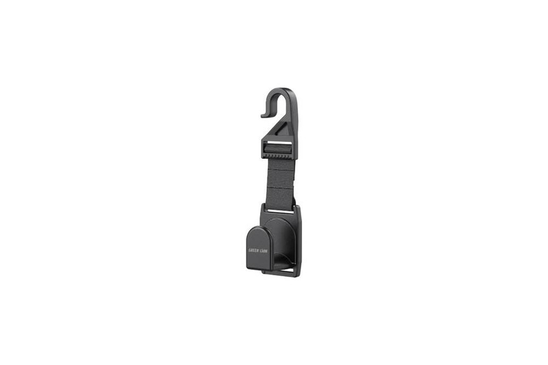 Green Lion Car Headrest Hook Organizer - Black