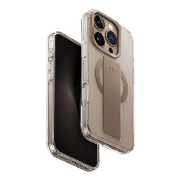 UNIQ Heldro Max for Iphone 16 Pro/Pro Max cover with stand and handle and supports the MagSafe -GOLD