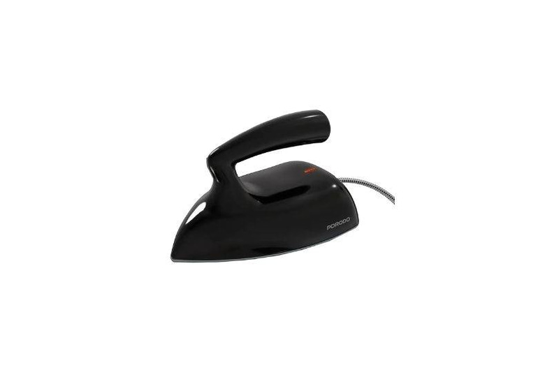 Porodo Lifestyle Ironix Portable Mini Iron Steamer with Bakelite Handle - Black