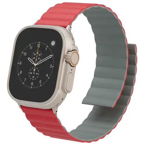 LEVELO Cosmo Apple Magnetic Watch Band-45-49 MM-RDDG